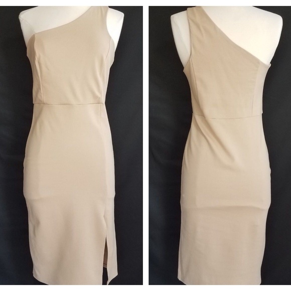 Soprano Dresses & Skirts - Soprano One Shoulder Bodycon Midi Dress M NWOT